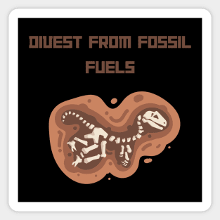 Divest from fossil fuel Sticker